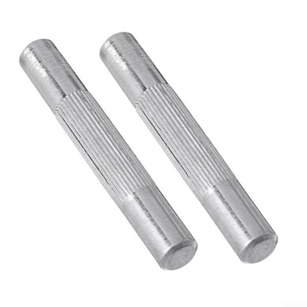 Pasador de bloqueo seguro para patinete eléctrico M365, color plateado | Construcción de acero reforzado, tamaño 36 x 5 mm, adecuado para M365/Pro/para 1s/2, asegura un plegado estable, lote de 2