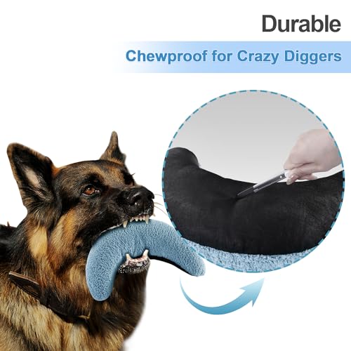HOMBYS-Chewproof-Dog-Pillow-Calming-Toy-for-Dogs-Anxiety-Relief-Suitable-for-Both-Crazy-Tearers-Tame-Dogs-Furry-Surface-Soft-Comfortable-Dog-Neck-Pillow-Improve-Sleeping-Machine-Washable - Cucciolini Doodles   HOMBYS-Chewproof-Dog-Pillow-Calming-Toy-for-Dogs-Anxiety-Relief-Suitable-for-Both-Crazy-Tearers-Tame-Dogs-Furry-Surface-Soft-Comfortable-Dog-Neck-Pillow-Improve-Sleeping-Machine-Washable