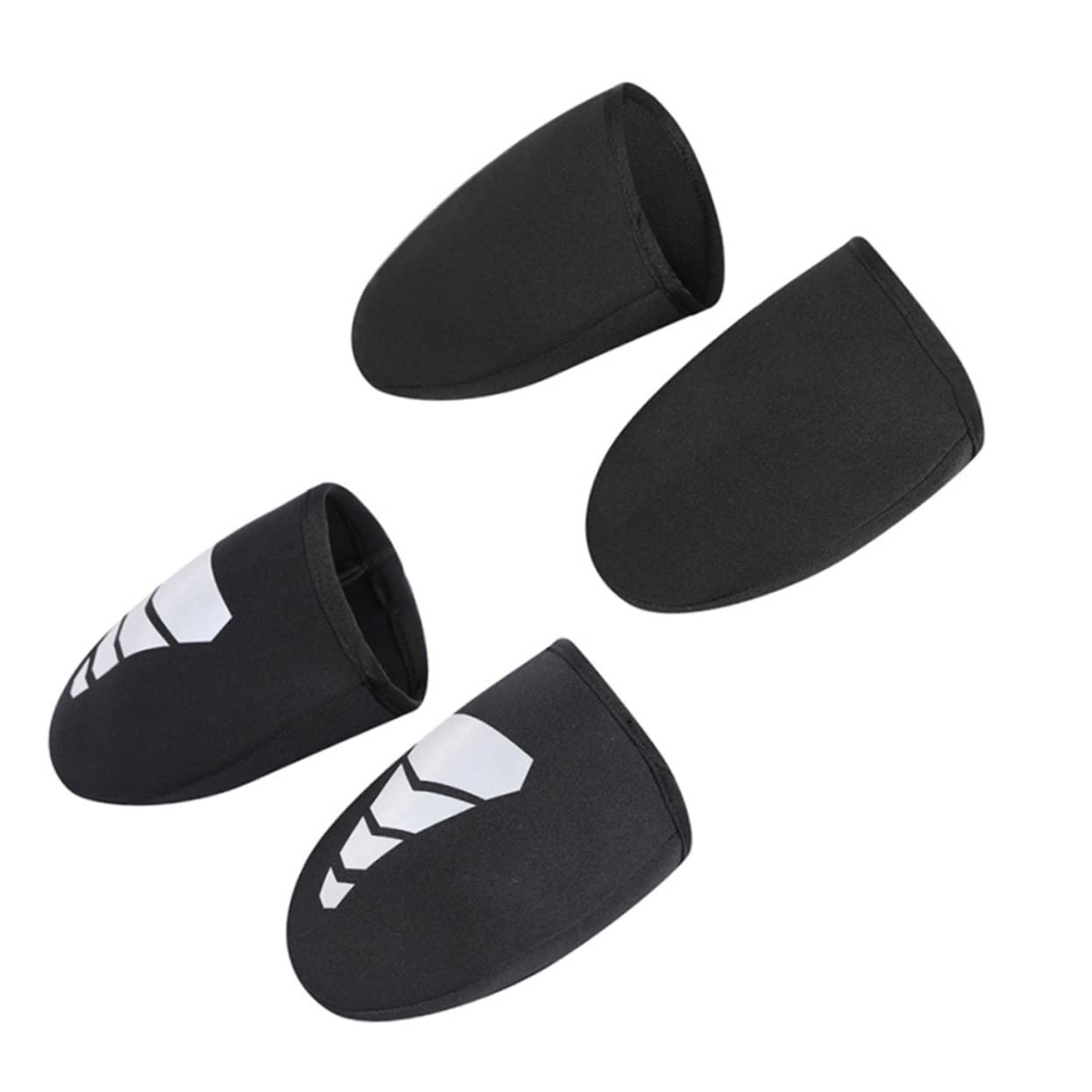 Yardwe Lot De 3 Couvre-Chaussures De Cyclisme en Néoprène Coupe-Vent Réfléchissants Confortables pour Lextérieur Et Lintérieur 2 Paires X 3