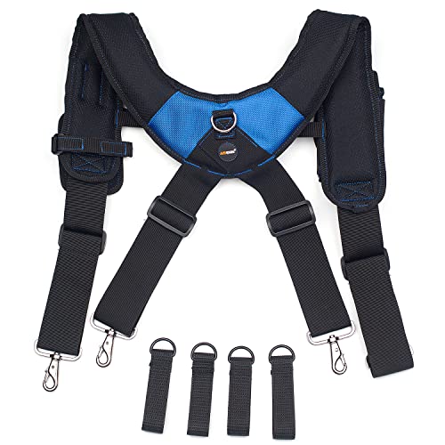 Magnetic Suspenders Tool Belt Suspenders With Detachable Phone Holder Pencil Holder Magnetic Wristband #TOP1