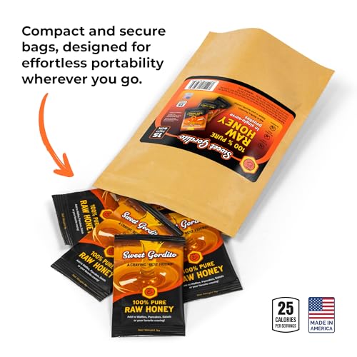 Raw Honey Sachets Ziplog (15 pack) miniatura 3