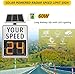 Solar Powered Radar Feedback Sign & LED Speed Limit Sign, 20