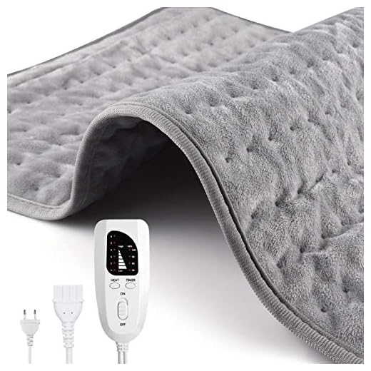 Sanitas SWB 20 Wärmeunterbett aus Vlies | mit Sicherheitssystem und 3 Temperaturstufen | einfache Fixierung auf Bett und Matratze | Waschbar bei 30⁰ | 150 x 80 cm 7 Heizkissen 76 * 40 cm Heizkissen mit Abschaltautomatik, Elektrisch Wärmekissen 6 Temperaturstufen, schnelle Heiztechnik sicheres Wärmepads für Rücken Nacken Schulter