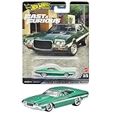ホットウィール(Hot Wheels) ワイルド・スピード - 1972 フォード グラン トリノ スポーツ 乗り物おもちゃ ミニカー 3歳から グリーン HYP72