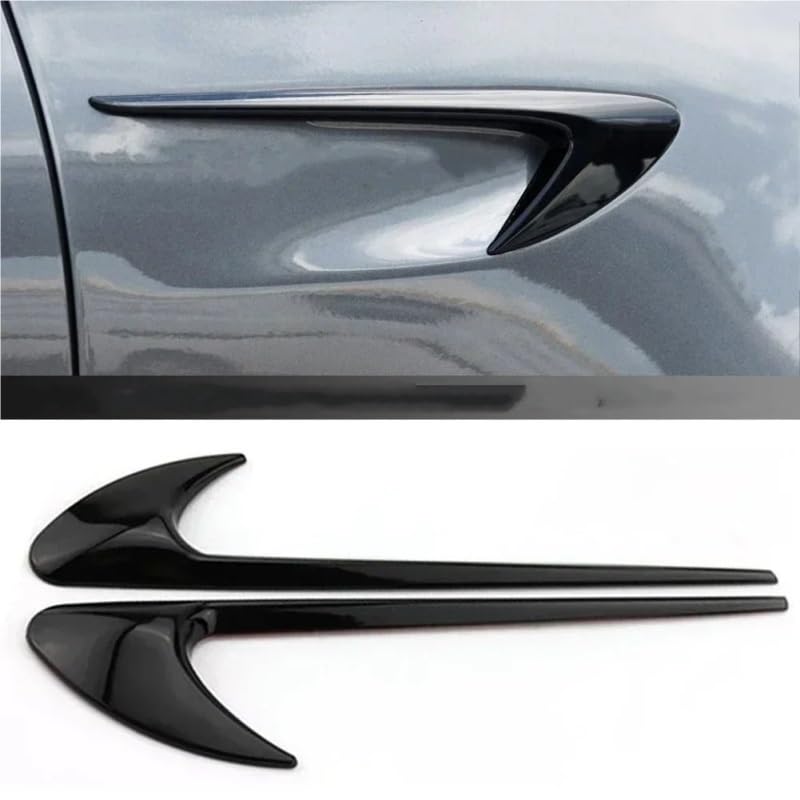 Moldura de guardabarros negra para Mercedes W213 C200 E300 6