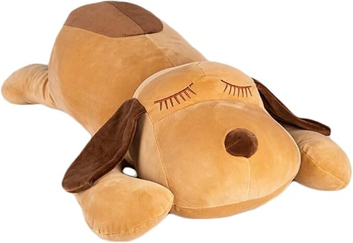 Soft Large Dog Plush Hugging Pillow, Giant Dogs Puppy Stuffed Animals Toy Gifts for Kids, 19.7"