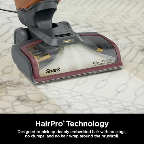 Shark Upright Lightweight, CarpetXpert HairPro, Area Rug Cleaner, Perfect for Pets, Deep Cleaning, Dirt, Grime and Odor Removal, Carpet Shampooer, EX221BRN, Magenta - Image 3