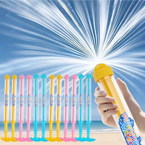 12Pack Creativity Fireworks Water Gun, Sprays Water Like Fireworks, Squirt Gun for Kids, Bulk Samll...
