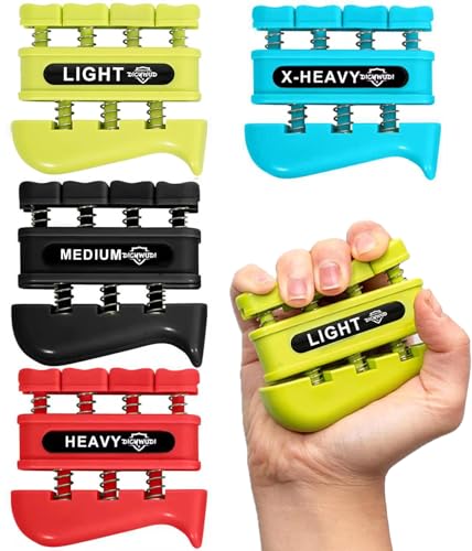 Image of DICYWUDI Grip Strength Trainer, Finger Strength Trainer for Grip Strength Training for Fingers, Wrists, and Hands for Home, Office, Gym, Climbing, Athletes, Musicians, and Therapy