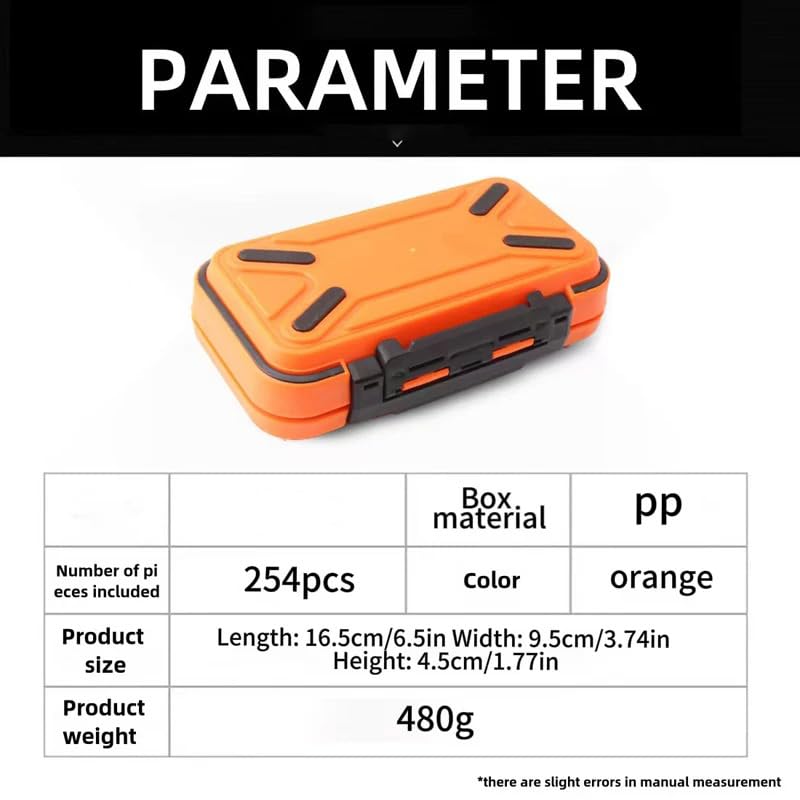 Kit de accesorios para pesca portátil con 254 piezas miniatura 3