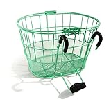 Colorbasket Mesh Bottom Lift-Off Bike Basket, Green