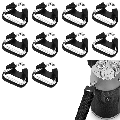 [harukita] �O�p�����O �J�����X�g���b�v �X�g���b�v��t���� �J�����X�g���b�v�A�_�v�^�[ �����O�ی�J�o�[�t�� �J�����ڑ��p ��჌�t 10�Z�b�g