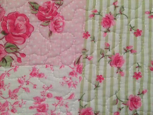 Cynthia Rowley Jovie Cottage Pink Twin Quilt & Sham Set