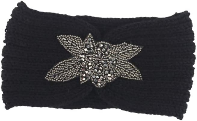 Beaupretty Crochet Turban Headband for Women Knitted Headwrap Hair Bands Elastic Cross Headband Ear Warmer for Lady Girls Women - Image 3