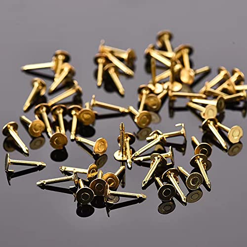 80 Pairs Pin Backs With Blank Pins (4Mm*8Mm), Tunan Pin Backings Butterfly Clutch Tie Tacks Replacement For Label Pin Craft Jewelry Making - S #TOP5