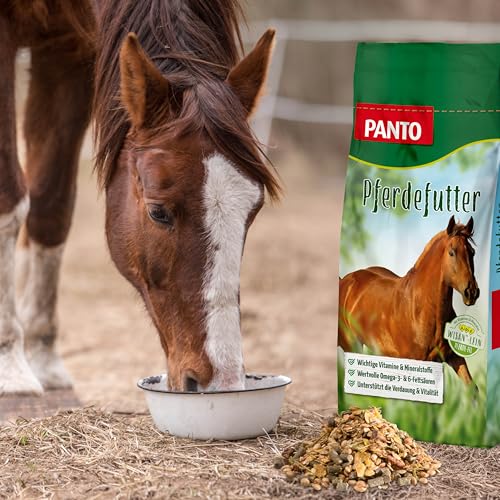 Panto Pferdefutter Sportmüsli mit Wisan-Lein 20 kg – verdauungsförderndes Kraftfutter mit Omega-3 Fettsäuren, funktionales Pferdefutter für erhöhten Energiebedarf