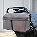 Miracle Baby Bolsa Organizadora de Cochecitos para Mamá,Bolsa Carrito Bebe Súper Liviana, Multifuncional Capacidad para Almacenar 32 * 20 * 19cm(Gris puro)
