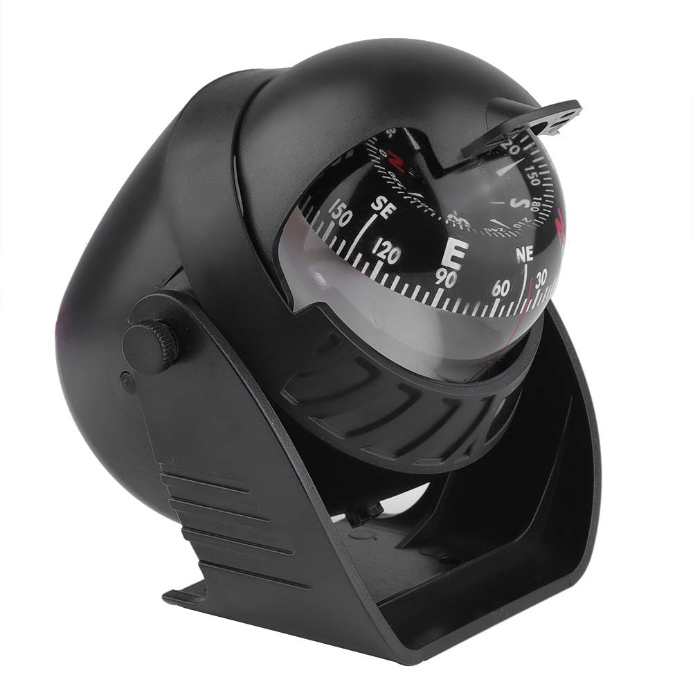Fydun Portable Self Adhesive Dash Mount Compass Ball for Marine Boat Truck and Car Premium Quality Navigation Tool