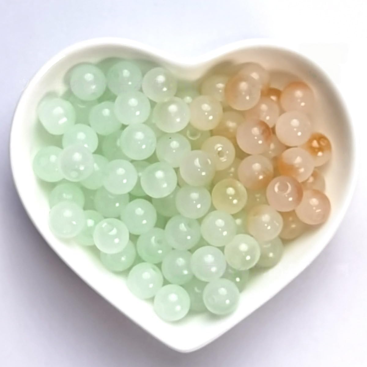 Magic UV Crystals 10mm, 50 Pcs Photochromic Glass Charms for Kids Crafts, Friendship Bracelets and Fun Activities