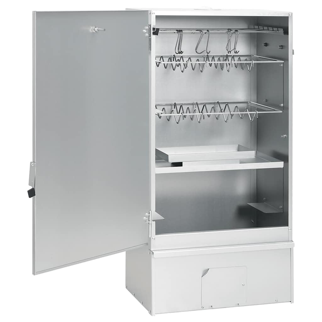 Fumador de horno para barbacoa con mesa de acero galvanizado para fumar, carne, pescado, queso -D