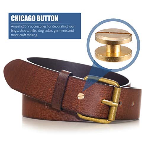 POPETPOP Conjuntos 40 Spikes Rebites Do Punk Pregos de Metal Bala Spikes Studs para Bolsas Cintos Le