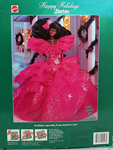 Muñeca Barbie Edición Especial Happy Holidays 1990 miniatura 2
