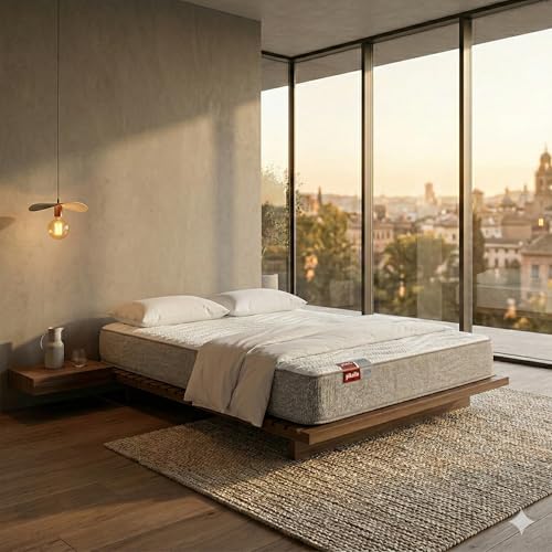 PIKOLIN Veza Compact | 160x200 | Colchón de Muelles Ensacados y Viscoelástica Premium | Altura 23cm | Firmeza Media-Alta | Confort Visco | Calidad Óptima | Protección Higiénica Total