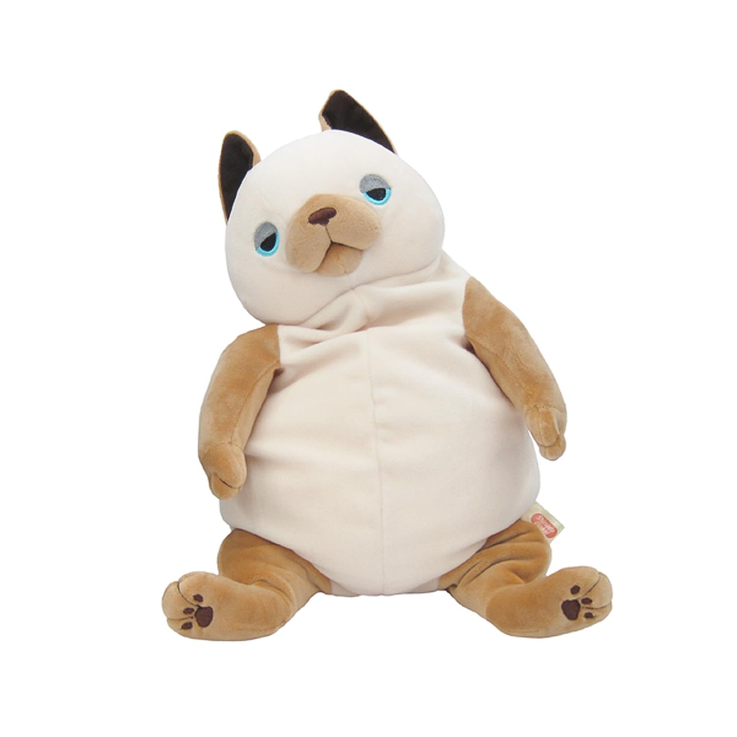 Shinada Global Mochi Cat Siamese Large 11.8in Plush Stuffed Animal Japan
