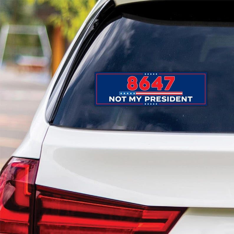JR Studio 3x5 Inch Oval Resist Sticker - DNC Bumper Not...