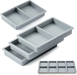 Silicone Tray Dividers for Harvest Right Freeze Dryer Medium and Small Trays, 4 pcs Silicone trays for Harvest right freeze dryer accessories