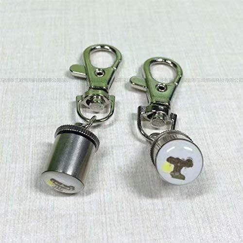 Doyeemei Aluminum Dog Cat Pet Safety Flashing Flash LED Light Collar Tag Waterproof