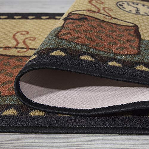 Ottomanson Siesta Collection Kitchen Chef Design Rubberback Runner Rug, 50 cm x 150 cm, Beige Chef - Image 5
