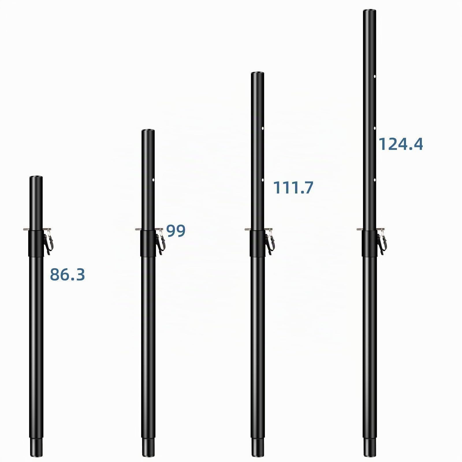 rockible Palo per Altoparlante per subwoofer, Estensione Altoparlante, Accessori di Ricambio filettati M20 per Uso Professionale