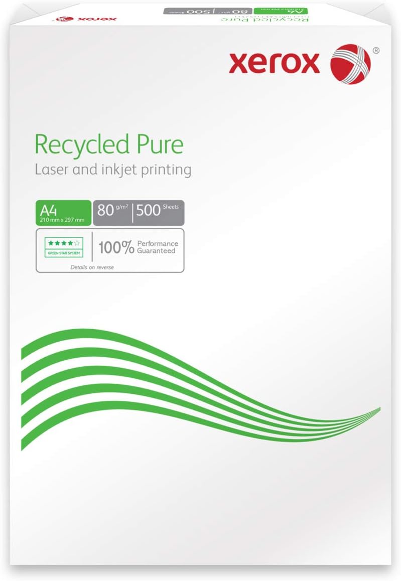 Xerox Recycled 003R98104 Pure 003R90652 Printer Paper DIN A4 80 g / M² 500 Sheets White