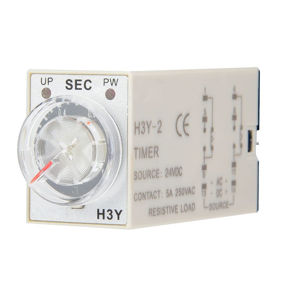 H3Y-2 DC24V 遅延タイマー タイムコントロールスイッチ タイムリレー タイムスイッチ 24V (30代)