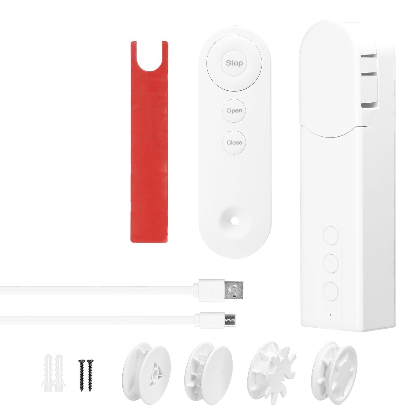 Moteur de rideau intelligent Tuya ZigBee pour réveil en douceur avec store automatique