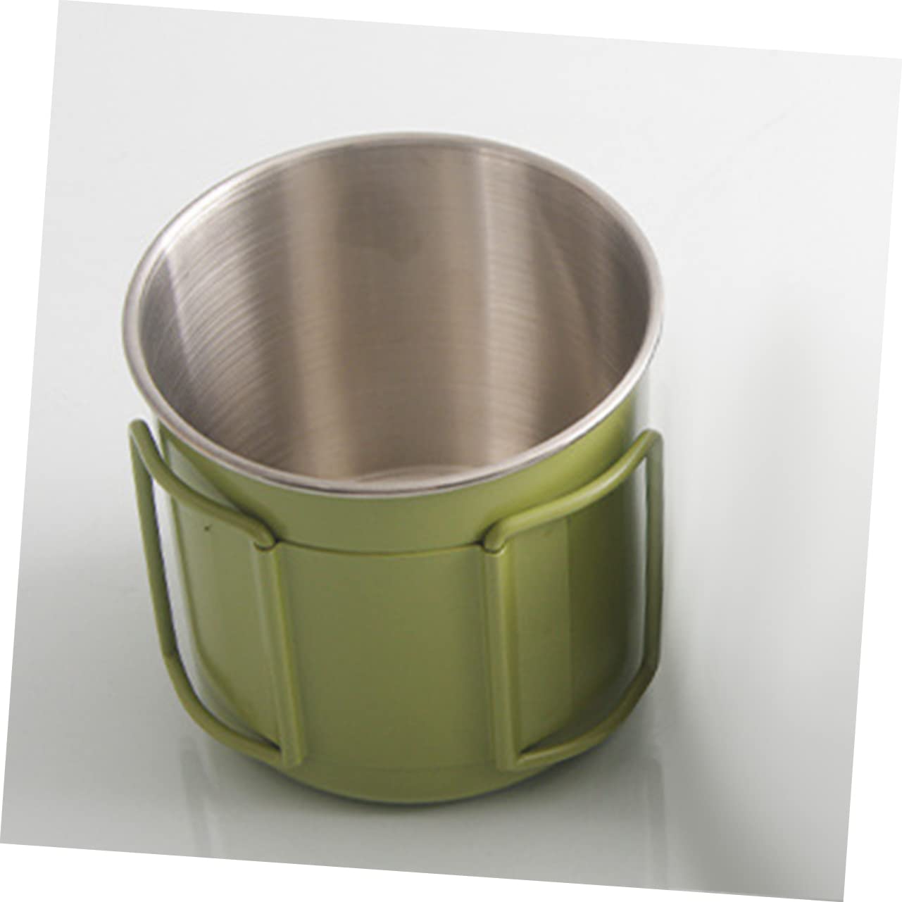 VANZACK 5stücke Faltbarer Campingbecher Mit Griff Multifunktionale Outdoor Tasse Für Wasser Kaffee Und Getränke Tragbar Und Leicht Für Camping Und Grün