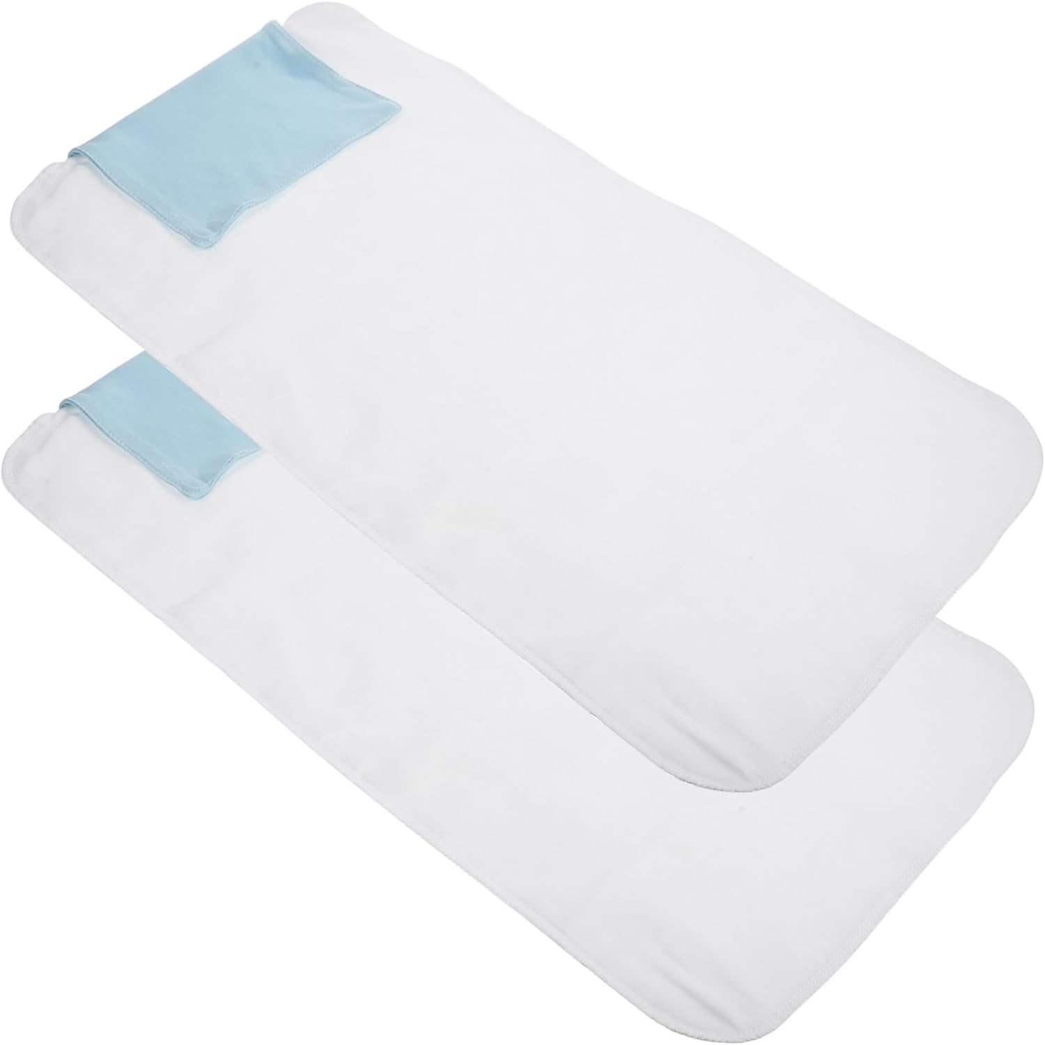 2Pcs Cotton Absorbent Back Sweat Towels for Adults Anti-Slippery Breathable Fabric for Pregnant Women and Elderly for Gym Yoga Running