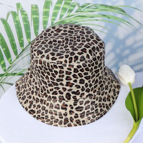 Image of Unisex Black Bucket Hat Waterproof Rain Hat Reversible Shiny Rave Bucket Hat for Concert Festival