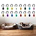 UCEHIPAW 32 Pcs Dog Training Clicker with Wrist Strap Multicolor Pet Behavioral Training Accessories for Dogs Cats Horses Birds
