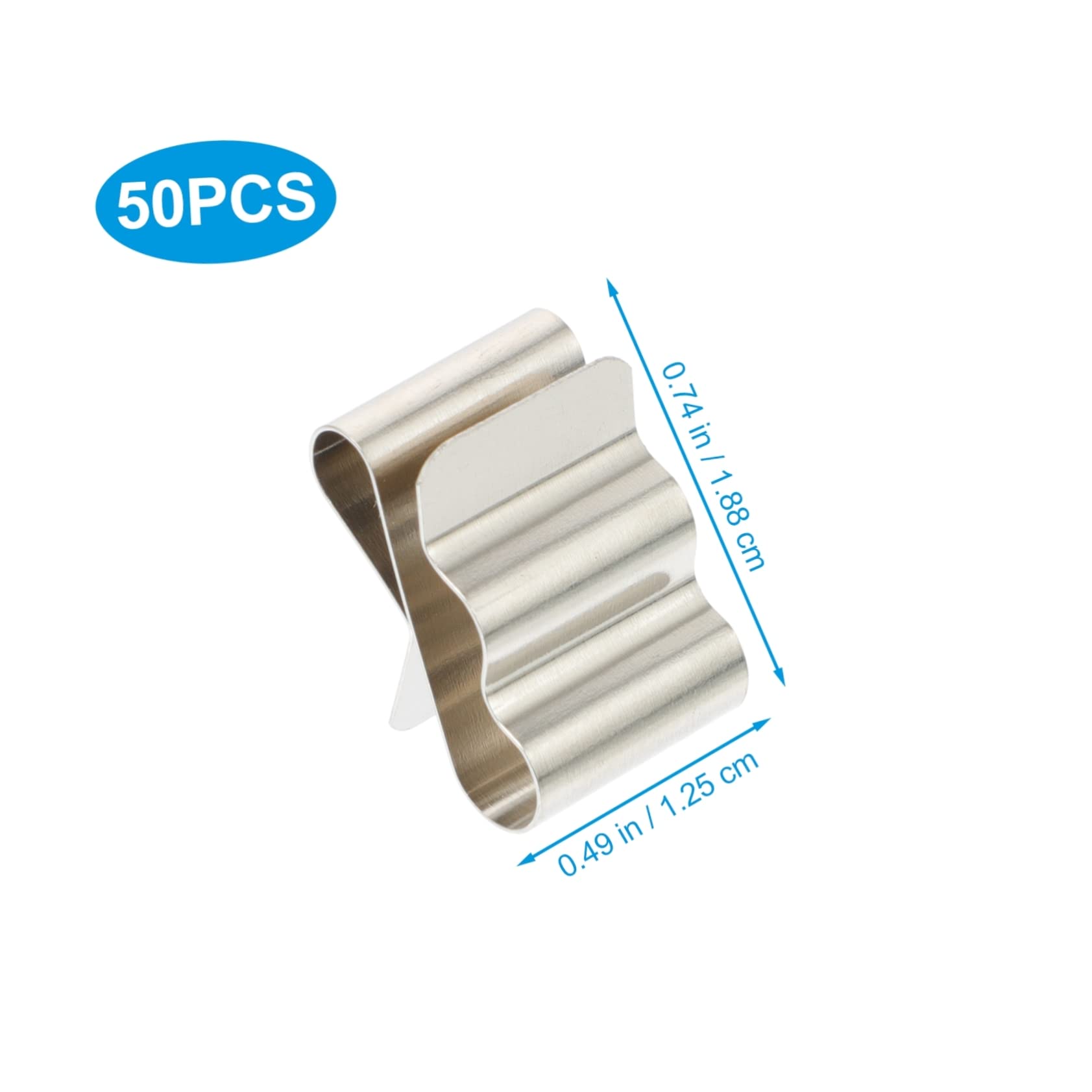 Gatuida 500stücke Kabelclips Aus Edelstahl Für Solarmodule Professionelle Halterungen Zur Kabelorganisation Wetterfest Und Langlebig Geeignet Für Solaranlagen Und Modulverdrahtung