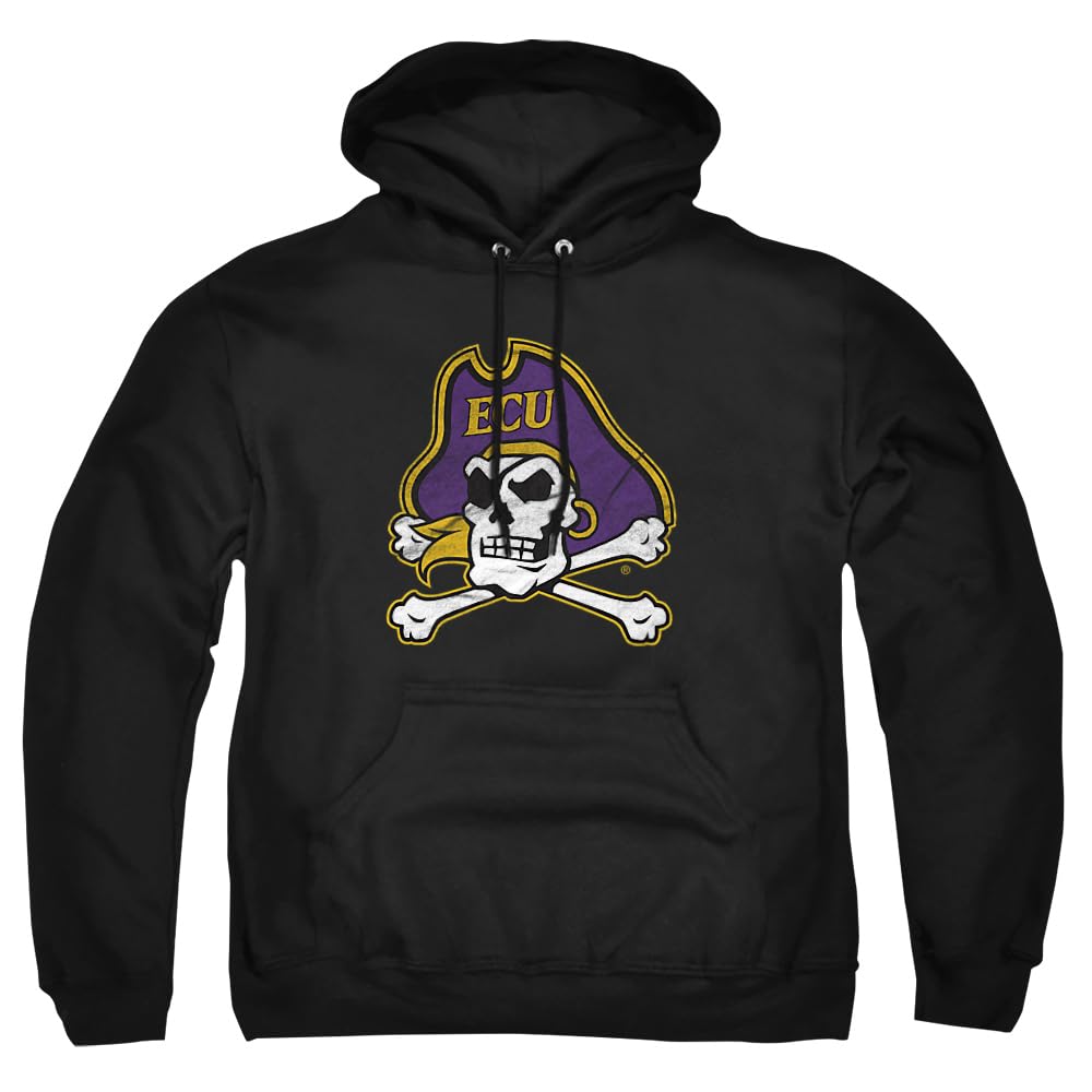 LOGOVISION Official Collegiate Distressed Primary Logo Adult Pullover Hoodie Collection — view 101