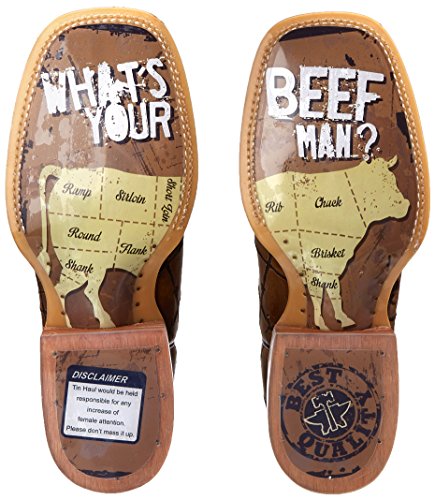 Tin Haul Shoes Men's Bob Wire Western Boot4