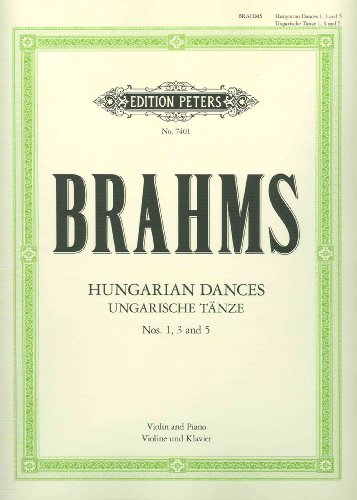 Hungarian Dances Nos.1, 3, 5 - Book