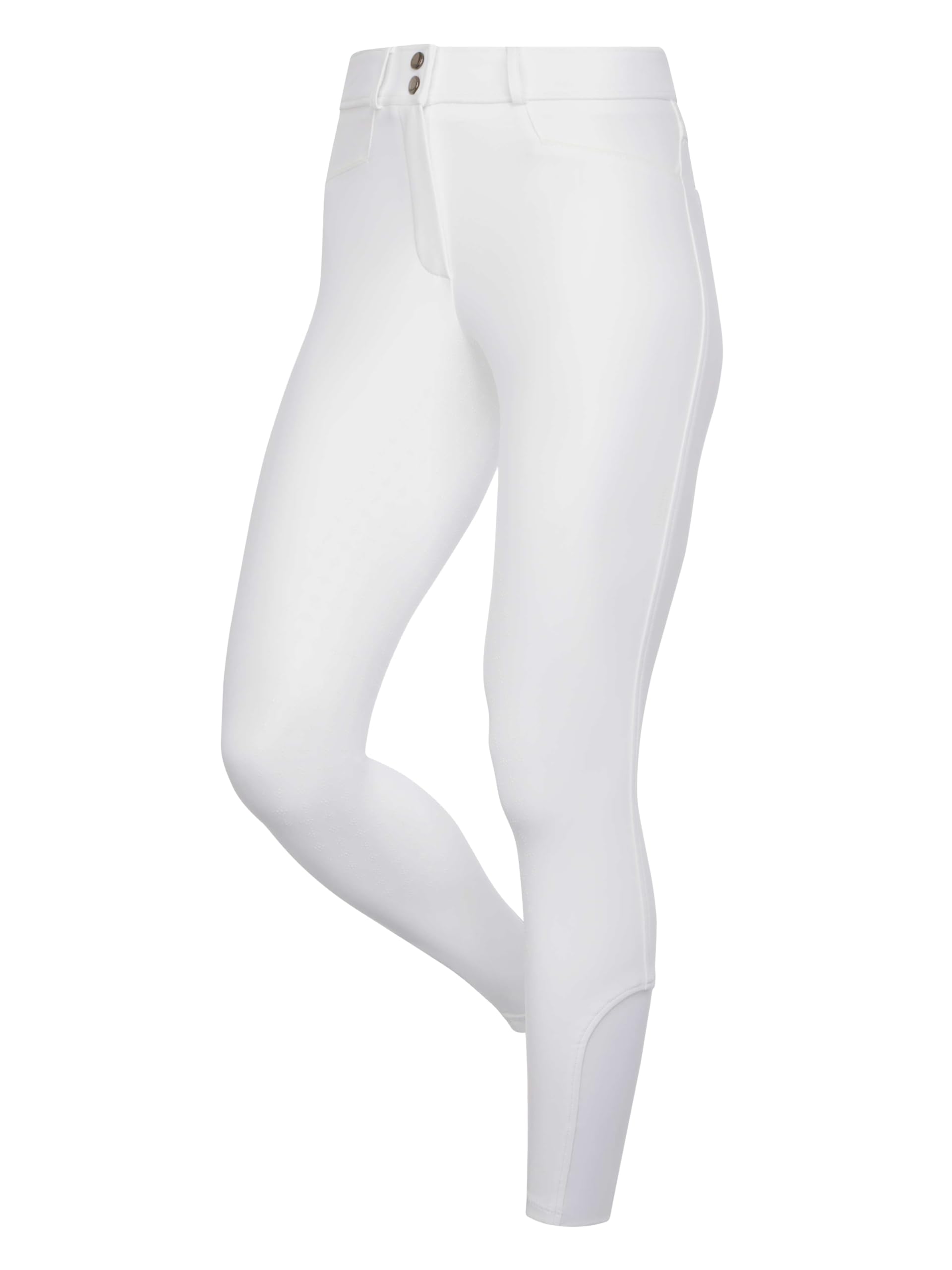 LeMieux Isabelle Full Seat Breeches - Technically Designed - Flexible Four-Way Stretch - White - UK10