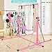 FC FUNCHEER Foldable Gymnastics Bar,5FT Horizontal bar,Adjustable Kids Training bar for Kids Ages 3-15,Kids Gymnastics bar,Triangle Stable Structure-Gym Equipment for Home