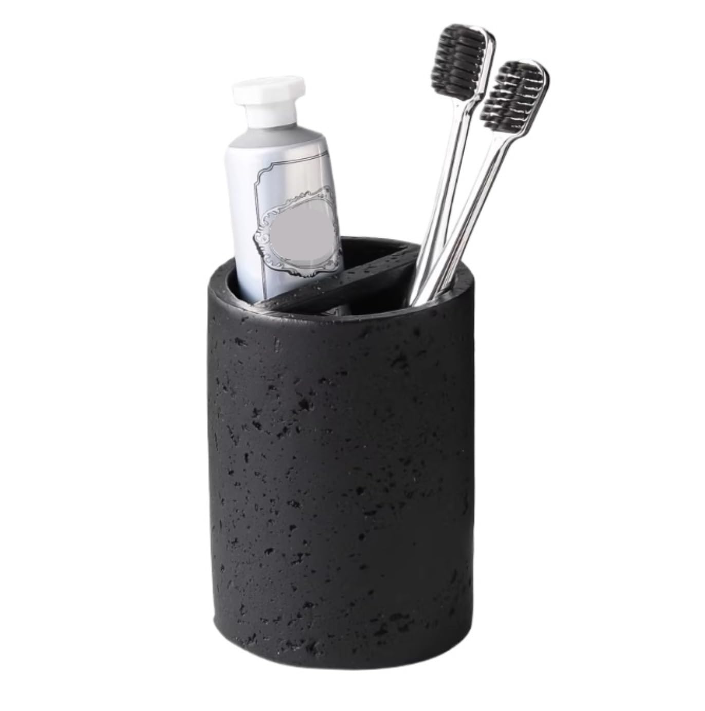 Bathroom Holder Stone-patterned Toothbrush Holder Toothpaste Bathroom Sink Organizer Toothbrush Accessories