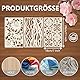 16 Stück Kunststoff Schablonen Set,abstrakte Schichtschablone wiederverwendbare geometrische Malschablonen Schablonen Malen ürScrapbooking,für Boden,Möbel Wandgestaltung Deko,DIY Scrapbooking Handwerk