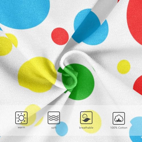 ODAWA Boys' Briefs Underwear Polka Dots Color Toddler Boy Cotton Underwear Boys Size 6 Underwear Boxer Briefs3