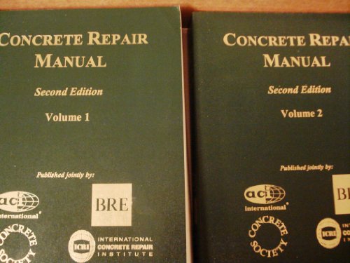 Concrete Repair Manual, (2 Volumes) 0870311050 Book Cover
